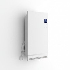 Chauffage électrique mural - vue de côté