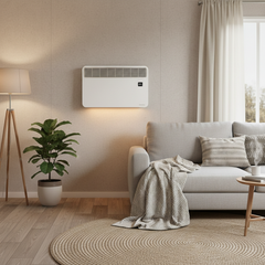 Chauffage électrique mural installé