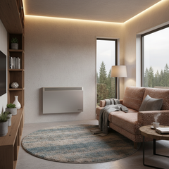 Chauffage électrique mural installé