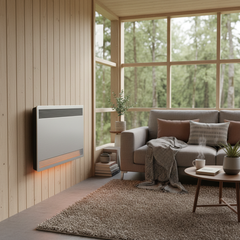 Chauffage électrique mural installé