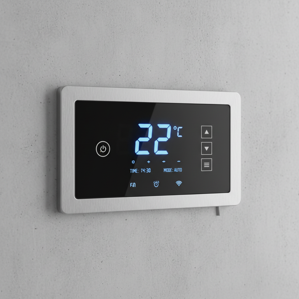 Chauffage électrique mural - panneau de contrôle