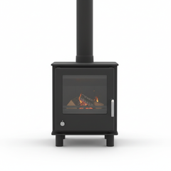 Poêle à bois pour tiny house - vue de face