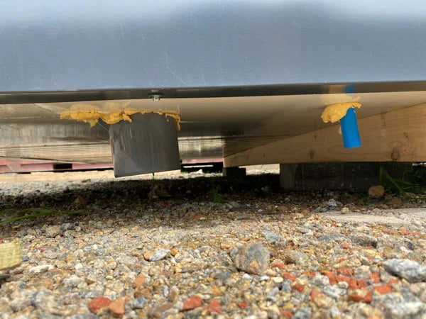 Bureau mobile 4 saisons – 40 x 8 pi – Double vitrage – Salle de bain intégrée