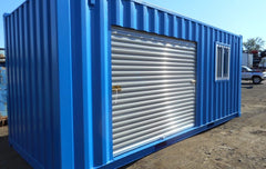 Container 20 Pieds Standard avec Roll-Up sur Côté et Fenêtre