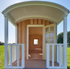 Unité mobile 4 saisons sur remorque – 30 x 10 pi avec auvent intégré