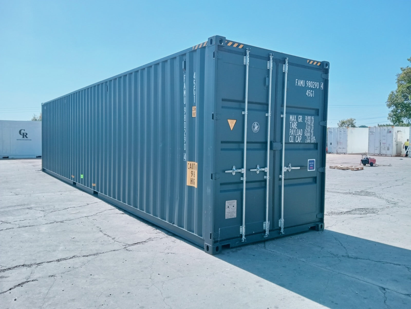 Container 40 Pieds HC (Haute Capacité) - Espace de Stockage Extra Large et Résistant
