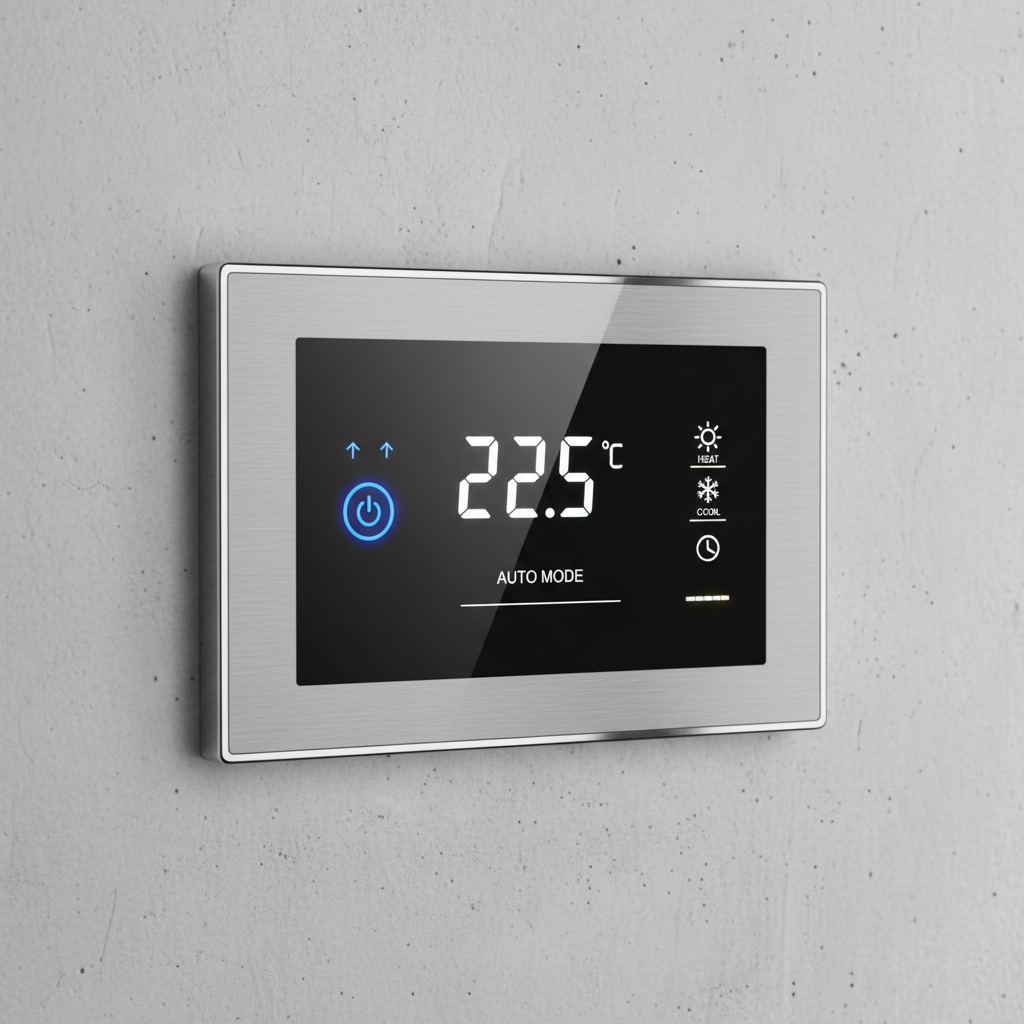 Chauffage électrique mural - panneau de contrôle