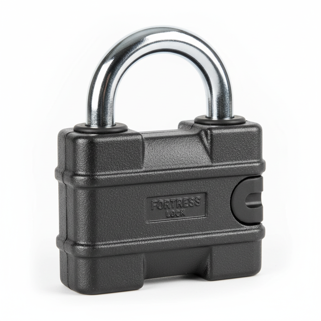 Cadenas de sécurité pour conteneur - vue de côté