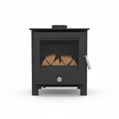 Poêle à bois pour tiny house - vue de face