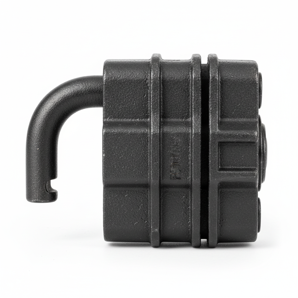 Cadenas de sécurité pour conteneur - vue de côté