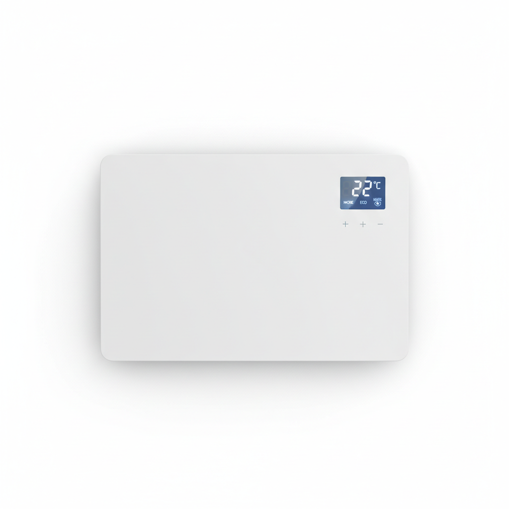 Chauffage électrique mural - vue de face