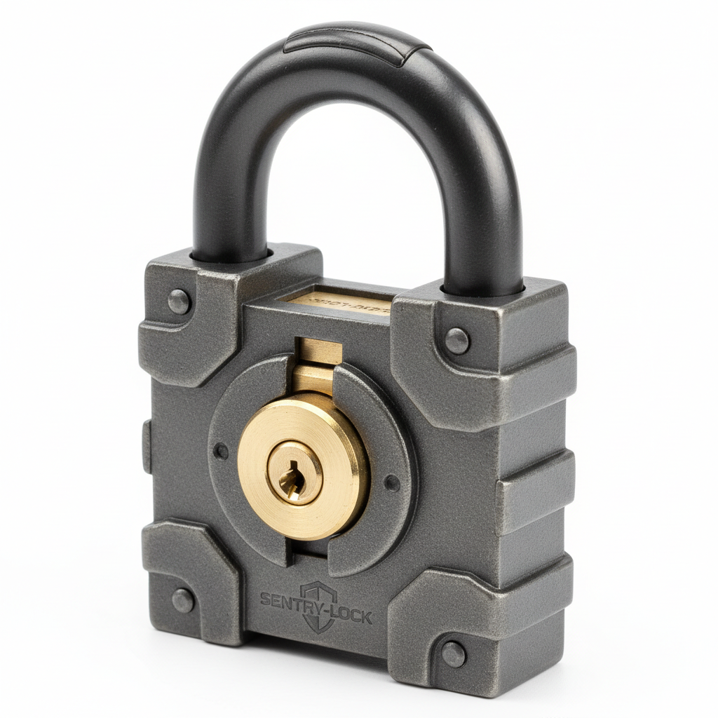 Cadenas de sécurité - gros plan du mécanisme