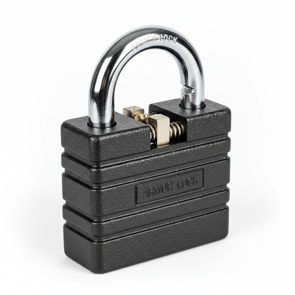 Cadenas de sécurité pour conteneur - vue de côté