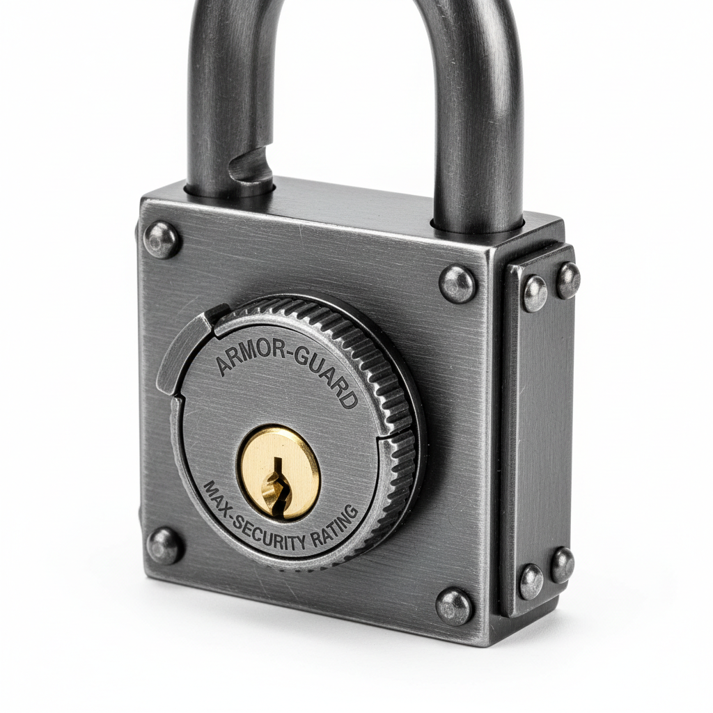 Cadenas de sécurité - gros plan du mécanisme