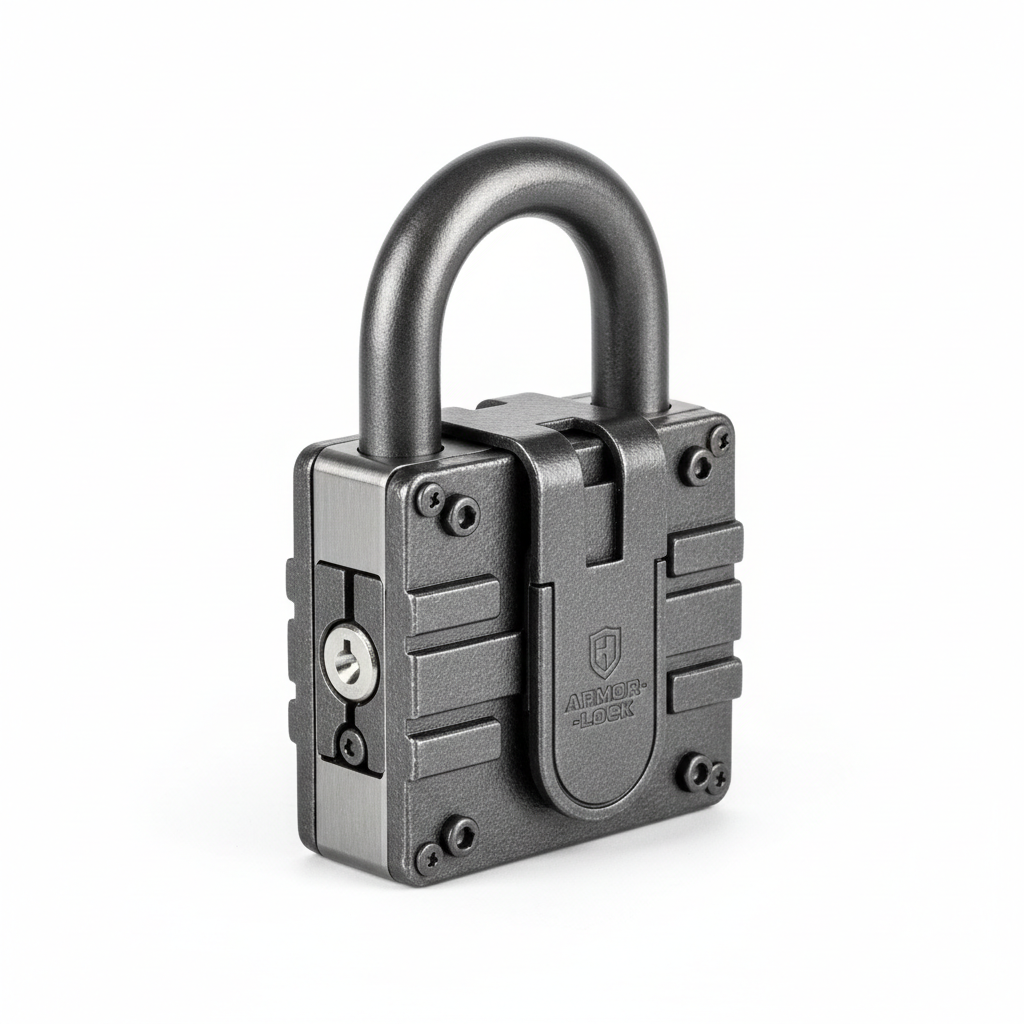 Cadenas de sécurité pour conteneur - vue de côté