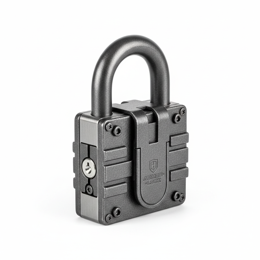 Cadenas de sécurité pour conteneur - vue de côté