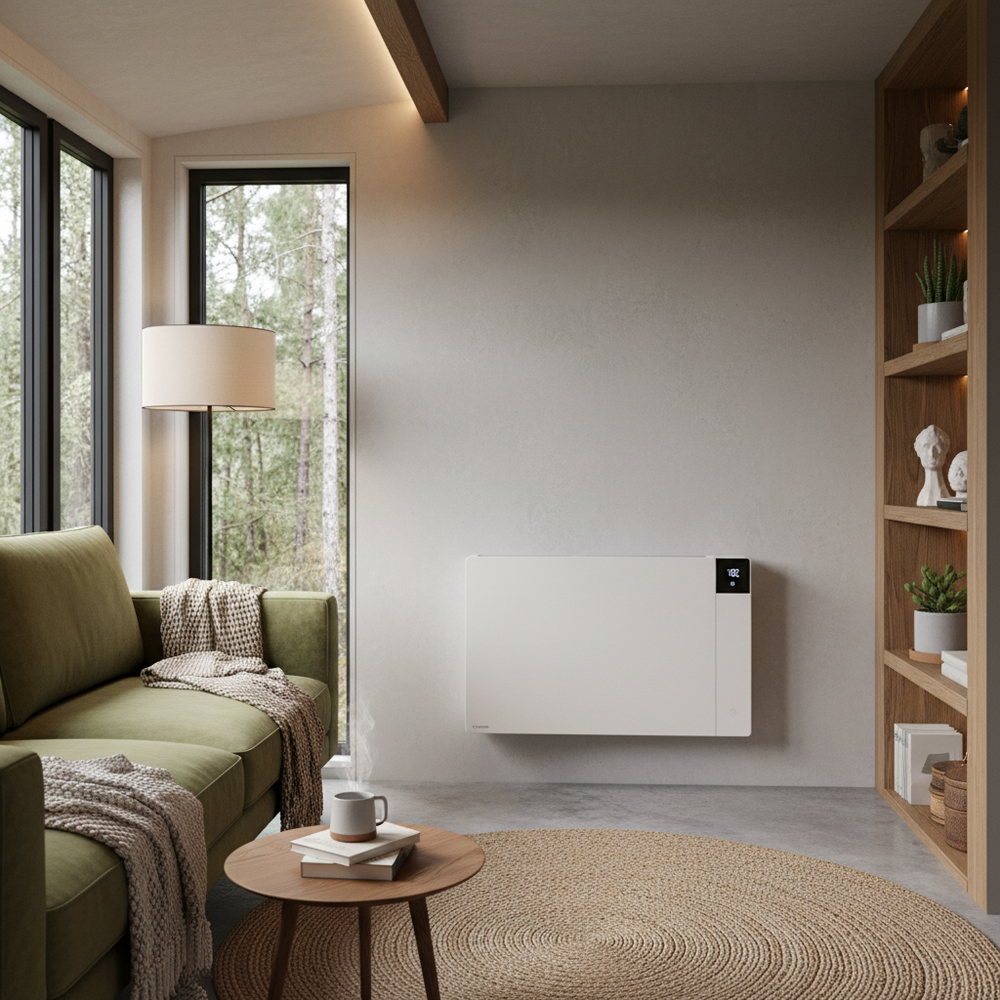 Chauffage électrique mural installé